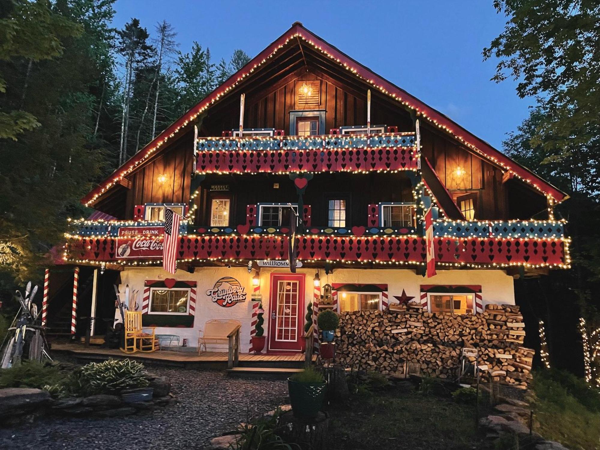 Grunberg Haus Inn & Cabins Waterbury Buitenkant foto