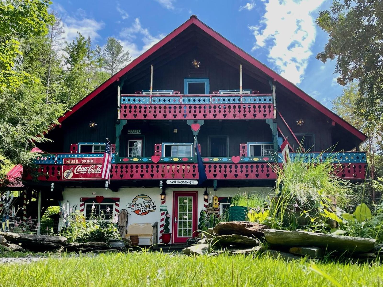 Grunberg Haus Inn & Cabins Waterbury Buitenkant foto